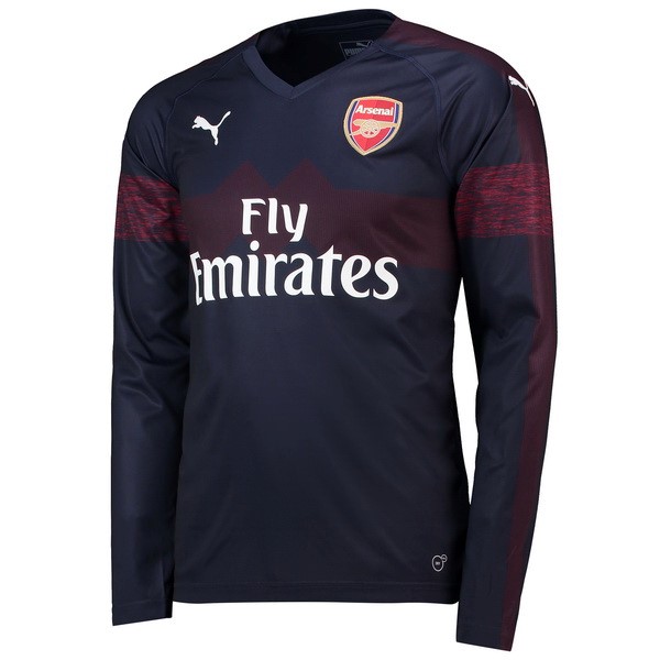 Maillot Football Arsenal Exterieur ML 2018-19 Bleu Marine